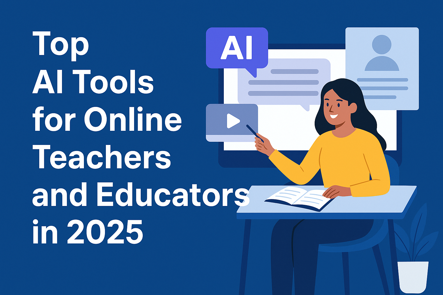 AI tools for online teachers 2025